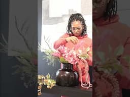 Make A Faux Floral Arrangement With Me #floralarrangement #fauxflowers #shorts