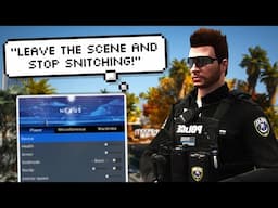 Snitching On POLICE To American Gangs In FIVEM