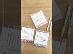 #clickart #japanfinds #stationery #stationerylove #stationeryaddict #รีวิวเครื่องเขียน #文房具 #文房具好き