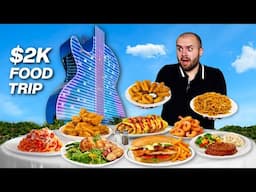 I only ate Guitar Hotel food for 5 Days ($2000 Food Challenge)