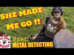 SHE MADE ME GO METAL DETECTING!!