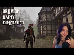 ASMR ~ Calm Walk Through Cheynadil on a Rainy Day in Oblivion 🌧️