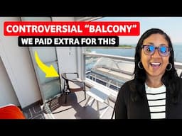 We Paid Extra For This Controversial "Balcony" Cabin