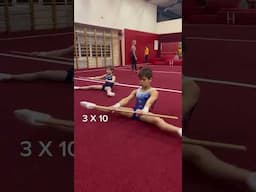 Treino básico de um ginasta russo #treino #ginástica #shorts