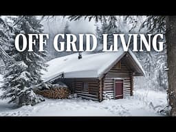 I Spend 3 Days Living Off Grid as a WINTER CABIN HERMIT!