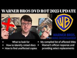 Warner Bros DVD Disc Rot 2025 update: What to look for and How to proceed!
