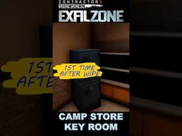 1st Time in the Camp Store Key Room After Wipe | Contractors Showdown Exfil Zone #shorts #exfilzone