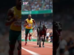 Usain Bolt vs Racing Greyhound 🐾⚡