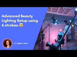 Advanced Beauty Lighting Setup using 6 strobes 🤯