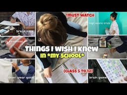 *SCHOOL HACKS* I Wish I Knew Earlier For BETTER GRADES, HEALTH & LIFESTYLE 😍✨#school #afterschool