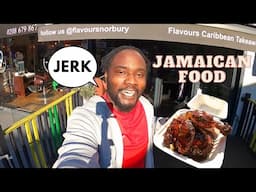 Insane Jamaican Jerk Chicken With Mac and Cheese! Street Food
