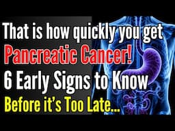 60-80 YEARS OLD? THESE 6 SIGNS OF PANCREATIC CANCER YOU MUST KNOW | IT COULD SAVE YOUR LIFE!