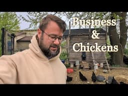 Backyard Chicken Update and NEW 'Edible Landscaping' Small Business is OPEN