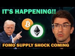 Trump Is Going ALL IN on Crypto!! Bitcoin Supply Shock Coming