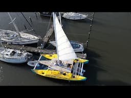 BOOM! My Ocean-Going Cat Gets A Perfect Sail Shape
