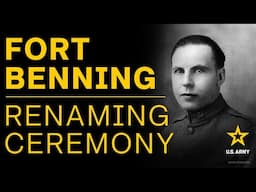 Fort Benning Renaming Ceremony