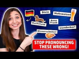 25 German Words the World Keeps Saying WRONG | Feli from Germany