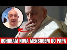 Vídeo inédito com uma mensagem do Papa Francisco
