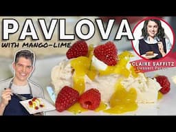 Pavlova Virgin Attempts Claire Saffitz's Pavlova with Mango-Lime Coulis | Dessert Person Recipe Test
