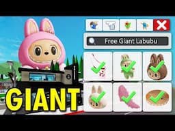 How to Dress as a GIANT LABUBU in Brookhaven Rp!