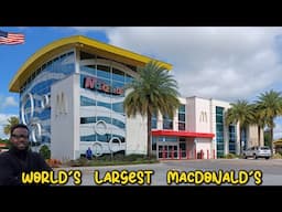 Inside the World's LARGEST McDonalds on International Drive in Orlando Florida 2025 🇺🇸