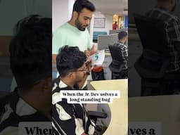 Jr. Dev solves a long-standing bug | But how? | Gukesh VS Magnus | Norway Chess Moment #shorts