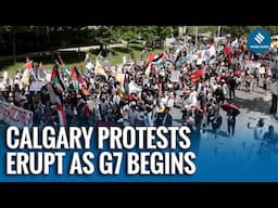 Protesters Rally in Calgary as G7 Summit Begins; Calls for Justice, Climate Action, Kashmir Freedom