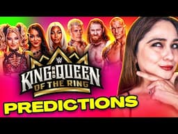 WWE King & Queen of the Ring 2025 Predictions 👑🔥