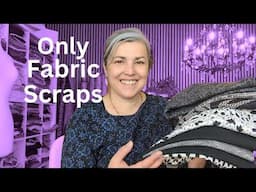 From fabric scraps let's upcycle some tops and a jacket!
