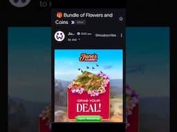 🎁 Bundle of flowers & Coins #wooga #hiddenobjectgame #flowergift #shorts