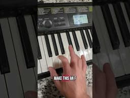 how to play a few chords #shorts #fyp #fypyoutube #howto #tutorial #piano #keyboard #funny #sub
