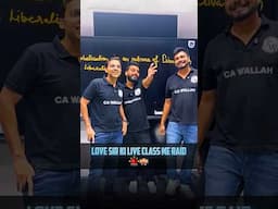 Love Sir ki Live Class mai Raid 🚨🕵️‍♂️ #pw #shorts #commercewallah #CA
