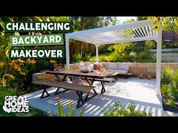 Unusable Sloped Backyard Becomes Stunning Garden | Great Home Ideas