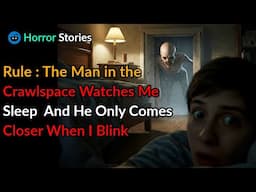 The Man in the Crawlspace Watches Me Sleep — And He Only Comes Closer When I Blink. |scary story