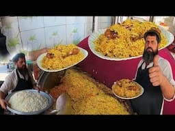 Biryani recipe in Mustafa hotel | The history of Biryani in Afghanistan | Chicken Biryani