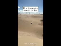 First time raptor owners 5 mins after leaving the lot.