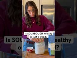 Is SOURDOUGH BREAD healthy or just a trend? 🍞 #shorts #sourdough #healthyeating