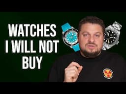 Awesome watches I will never Buy....