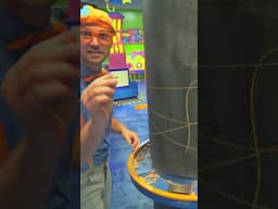 Blippi's Chalk Art Masterpiece 🎨🧡🩵 #blippi