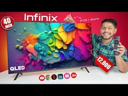 Infinix TV 40Y1V QLED Smart TV Review - Best TV Under 12000 Rs