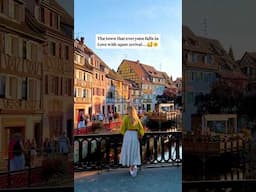 The Little VENICE of FRANCE🥹📍Location at the end✨ #travel #travelfrance #explorefrance #colmar