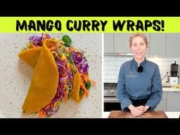 Raw Food CHEF Shares SECRET Mango Curry Wrap Recipe 🤤