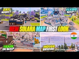 FREE FIRE NEW SOLARA MAP FIRST LOOK🤩 | FREE FIRE NEW MAP FULL REVIEW | OB49 UPDATE NEW MAP