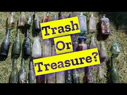 Antique Bottle Honey Hole Revealed By Hurricane Flooding!