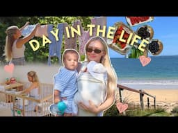 solo parenting two babies under two, cooking & a big catch up chat | day in the life vlog 💛