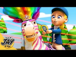 🐴 DOUBLE TROUBLE! 🌀 Jay Disappears… And Comes Back TWICE?! 🎉 Team Jay Videos for Kids 🌈