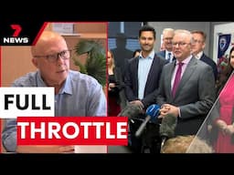 Leaders go all out as Election Day nears | 7NEWS
