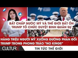 🔴Hàng triệu người Mỹ biểu tình 'Không Vua' phản đối Trump khắp Mỹ| TIN TG TOÀN CẢNH 15/6