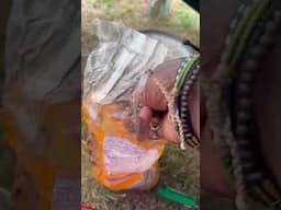 One day camping #bicycle and cooking