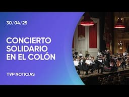 Teatro Colón: concierto solidario por la orquesta de Bahía Blanca